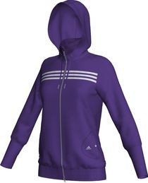 Adidas Damen Jacke Clima Q4 Hooded, violett / metallic silber, 42, O05075-42