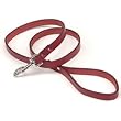 Coastal Pet Circle T Oak-Tanned Leather Dog Leash / Lead (Red, 4 ft. L x 5/8 Inch W) Coastal Pet Circle T Oak-Tanned Leather Dog Leash / Lead (Red, 4 ft. L x 5/8 Inch W)