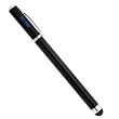 Ikross Universal Black Stainless Steel Touch Screen Stylus with Ball Pen - Retail Packaging