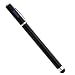 Ikross Universal Black Stainless Steel Touch Screen Stylus with Ball Pen - Retail Packaging