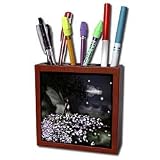 WhiteOak Art Designs Fairy Prints - When you wish upon a Fairy Picture - Tile Pen Holders-5 inch tile pen holder