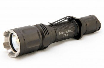  Terralux TT 5, Stealth Grey Flashlight TERRALUX-TT-5 
