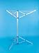 Caravan / Motorhome 3 Arm Aluminium Rotary Portable Folding Clothes Airer / Dryer with Tripod Stand Plus Storage Bag.