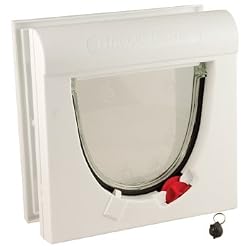 PetSafe Staywell 4-Way Locking Magnetic Cat Flap, White