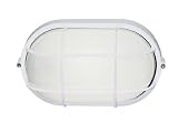 LBL 5101C, Bulk Head Cast Aluminum Outdoor Security Area Lighting, 60 Total Watts, White