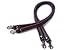 Wento Pair 24' Genuine Leather Dark Brown Purses Straps,Lobster Hook inner size 0.3',Real Leather Sewing Canvas backing Bag Handles,replacement Purse Straps,Bag Wallet Straps WT0301(Dark Brown)
