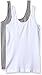 ELLEN TRACY Women's Seamless Reversible Layering Camisole V-Neck or Scoop Neck Tank 2 Pack Multipack Regular and Plus Size