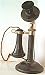 Swedish American Telephone Co Candlestick Vg