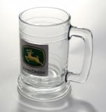 John Deere Authentic Glass Beer Mug