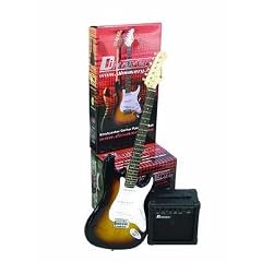 DIMAVERY EGS-10 E-Gitarren-Set, sunburst