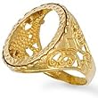 gold sovereign mount