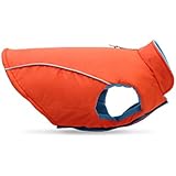 Gooby Cold Weather Fleece Lined Sports Dog Vest with Reflective Lining, Large, Orange