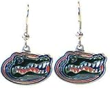 Florida Gators Dangle Earrings Sculpted Pewter