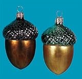 Acorn, Assort. 4 Ornament - set of 6