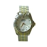 Men's Wenger Swiss Army Two–Tone Envoy White Dial Watch