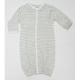 Nature's Nursery Convertible Baggie Baby Clothing in Tan Stripes