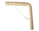 ハイロジック 木の棚受2型 無塗装 200×200mm WSM-20