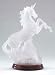 Decorative Unicorn Lamp: Frosted Unicorn Sculpture with Multicolor LED Light - Aspen Country Store