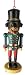 Nut Cracker Holiday Ornament Rottweiler