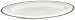 Royal Worcester Corinth Platinum Oval Platter 14 inch