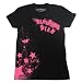 BLEEDING STAR - Splatter Star Remix - Black Women's / Girls T-Shirt (Girlie / Babydoll)