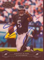 Donovan McNabb, Philadelphia Eagles, 2004 Playoff Honors Autographed Card