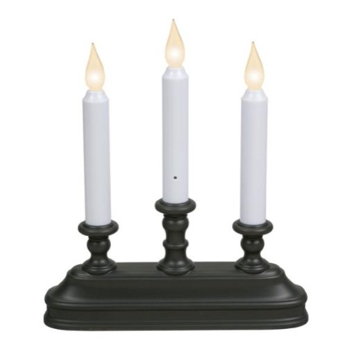 LED Window Candlelabra - Antique Bronze