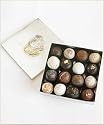 Assortment of 16 Road Less Travelled Truffles in a Handmade Tin Box