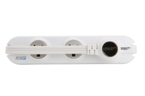 Electronics: Monster MP OTG600 WH Outlets To Go Power Strip, 6 AC Outlets  White 