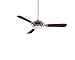 Minka-Aire F601-BS/MG, Acero Brushed Steel 52 Ceiling Fan with Light & Wall Control