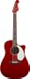 Fender Sonoran SCE Dreadnought Acoustic-Electric Guitar, Candy Apple Red