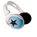 Stylish Headphone Star Blue Black