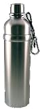 Stainless Steel Water Bottle- Classic Silver BPA FREE Stainless Steel Drinking Water Bottle