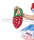 Red Plush Strawberry Shortcake Purse for Costume