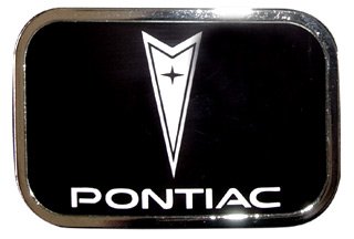 Men's PONTIAC Punk Rock Metal Belt Buckle