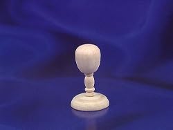 Dollhouse Miniature Wood Hat Stand in Unfinished Wood