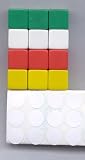 BLANK DICE WITH STICKERS