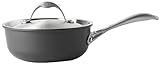 Review Calphalon DR142 / Calphalon One Infused Anodized 2-Quart Chef's Pan with Lid