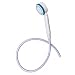 Lumex Hand Held Shower Head 5 Spray Positions and 80 Inches Reinforced Hose, White