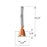 CMT 818.628.11 Dovetail Router Bit 1/2" Shank, 1/2" Cutting Diameter, 1/2" Cutting Length, 14 Degree Cutting Angle For Incra Jig