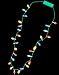 32" Blinking LED Christmas Lights Decoration Necklace