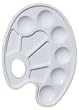 Art Alternatives Paint Tray Palette, 10 Wells with Thumb Hole