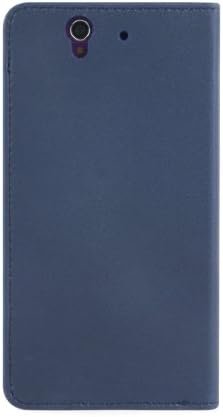ForestGreen FHBX-105BLE Premium Synthetic Leather Folio case for Sony Xperia Z - Carrying Case - Retail Packaging - Navy Blue