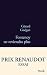 Fontenoy ne reviendra plus: Prix Renaudot Essai 2011