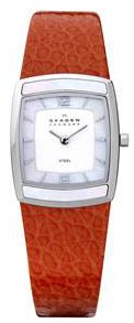 Skagen #855SSLO Women's Super Slim Colorful Leather Strap Watch