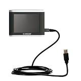  : Classic Straight USB Cable for the Amcor Navigation GPS 3600 3600B with Power Hot Sync and Charge capabilities - Gomadic Brand w/ TipExchange Technology