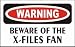 Search : BEWARE OF THE X-FILES FAN Youth Sweatshirt for boys or girls