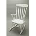 Gift Mark Adult Rocking Chair, White