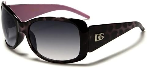 Kid's DG Eyewear Fashion Animal Print Sunglasses - Gafas De Sol - Several Colors Available! (Leopard - Pink Inside)