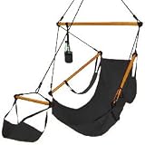 Air Chair - Black with Arms and Solid Wood